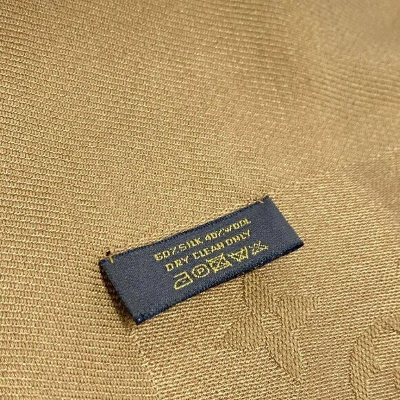 LOUIS VUITTON Shawl Monogram Camel - Unconfirmed Scarf 413-052025 - Picture 6 of 7